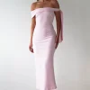 Amalthea Off the Shoulder Midaxi | Pink