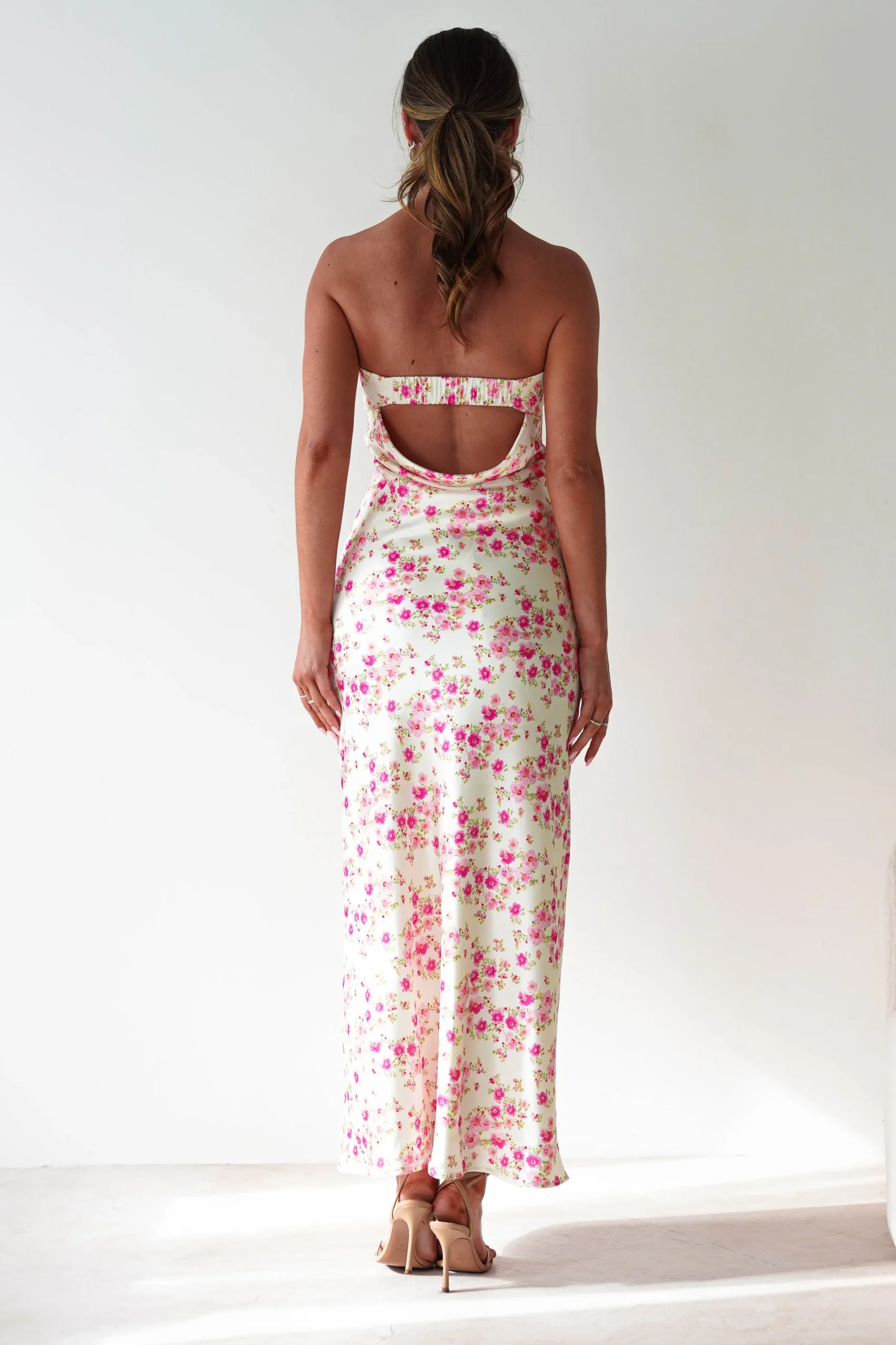 Blossom Floral Print Maxi Dress | Yellow