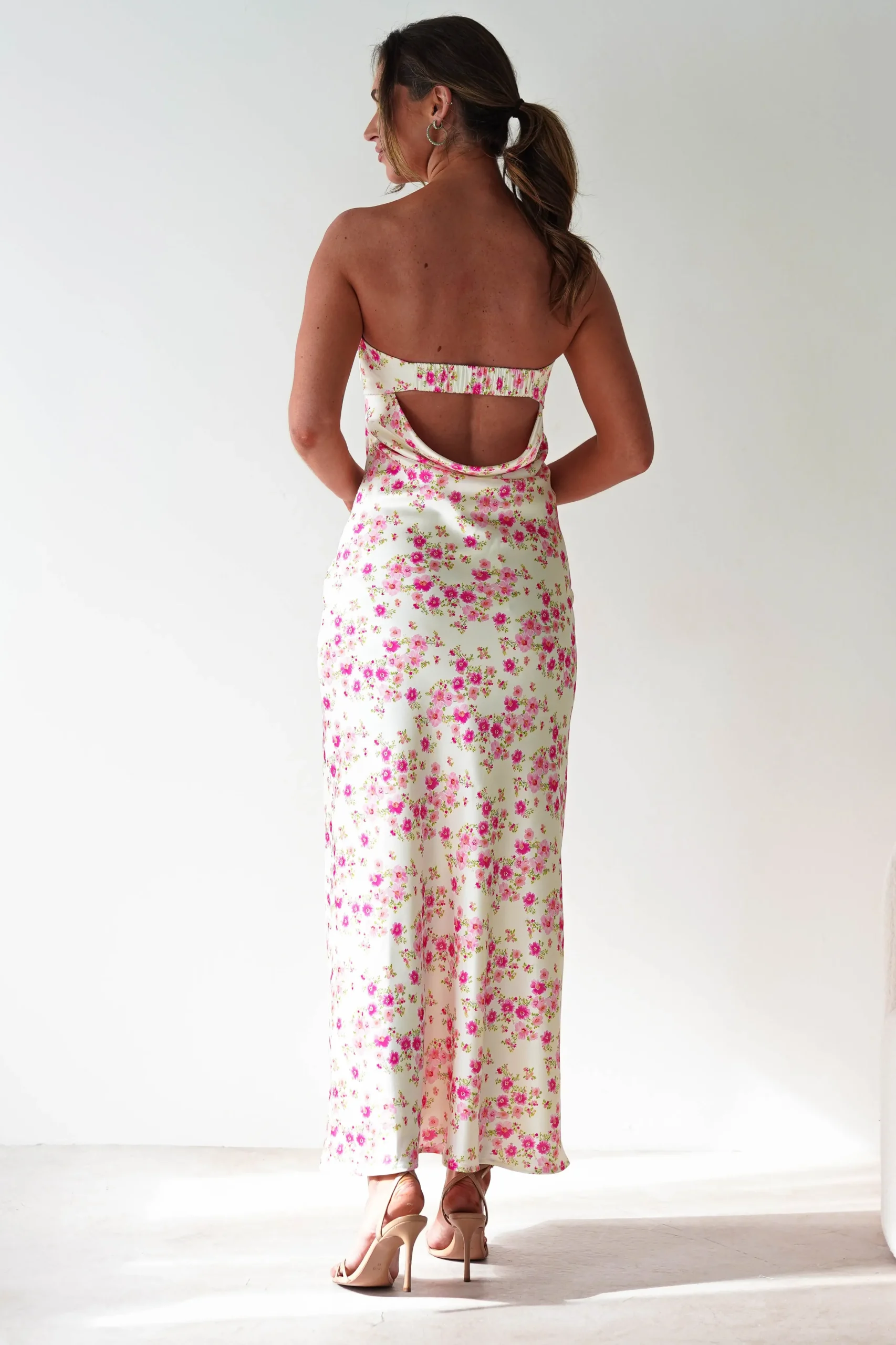 Blossom Floral Print Maxi Dress | Yellow