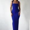 Brooke Square Neck Maxi Dress | Royal Blue