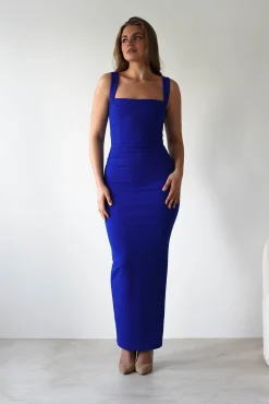 Brooke Square Neck Maxi Dress | Royal Blue
