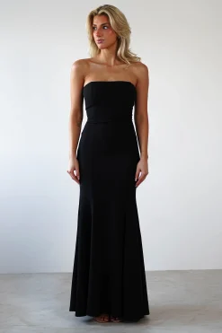 Charla Bodycon Maxi Gown | Black