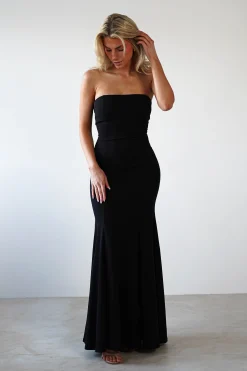 Charla Bodycon Maxi Gown | Black