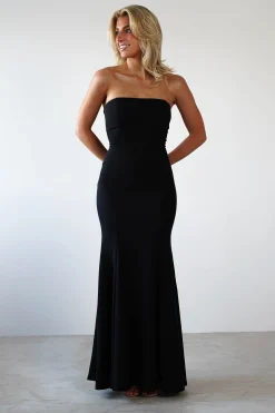 Charla Bodycon Maxi Gown | Black