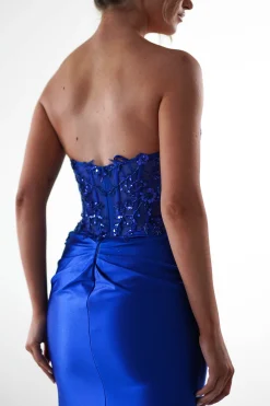 Dallas Luxe Embellished Gown | Royal Blue
