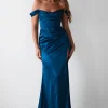 Dionne Soft Coset Maxi Gown | French Navy