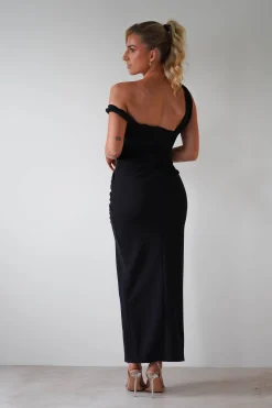 Eloise Bodycon Midaxi Dress | Black