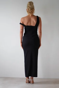 Eloise Bodycon Midaxi Dress | Black