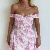 Hollie Floral Mini Dress | Pink Print