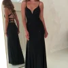 Jennifer Diamante Bodycon Gown | Black