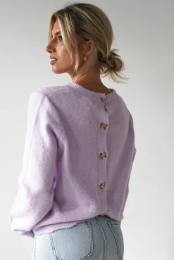 Kala Gold Bow Detail Jumper | | Lilac