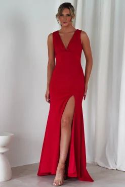 Kleo Bodycon Gown | Red