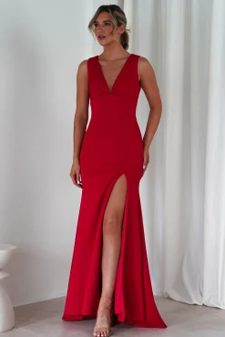 Kleo Bodycon Gown | Red