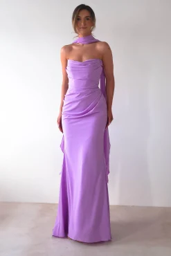 Lisa Multiway Chiffon Gown | Lilac