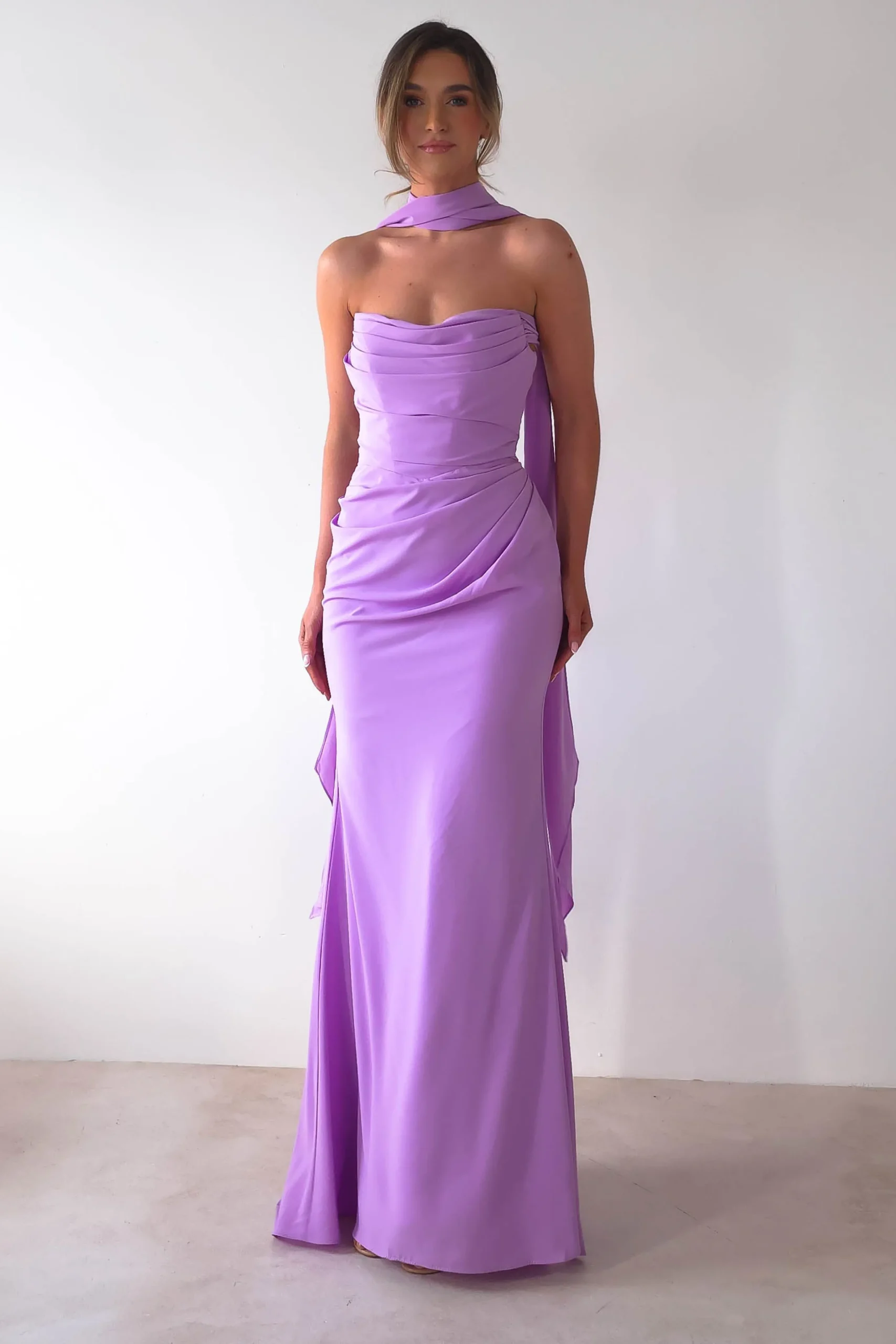 Lisa Multiway Chiffon Gown | Lilac