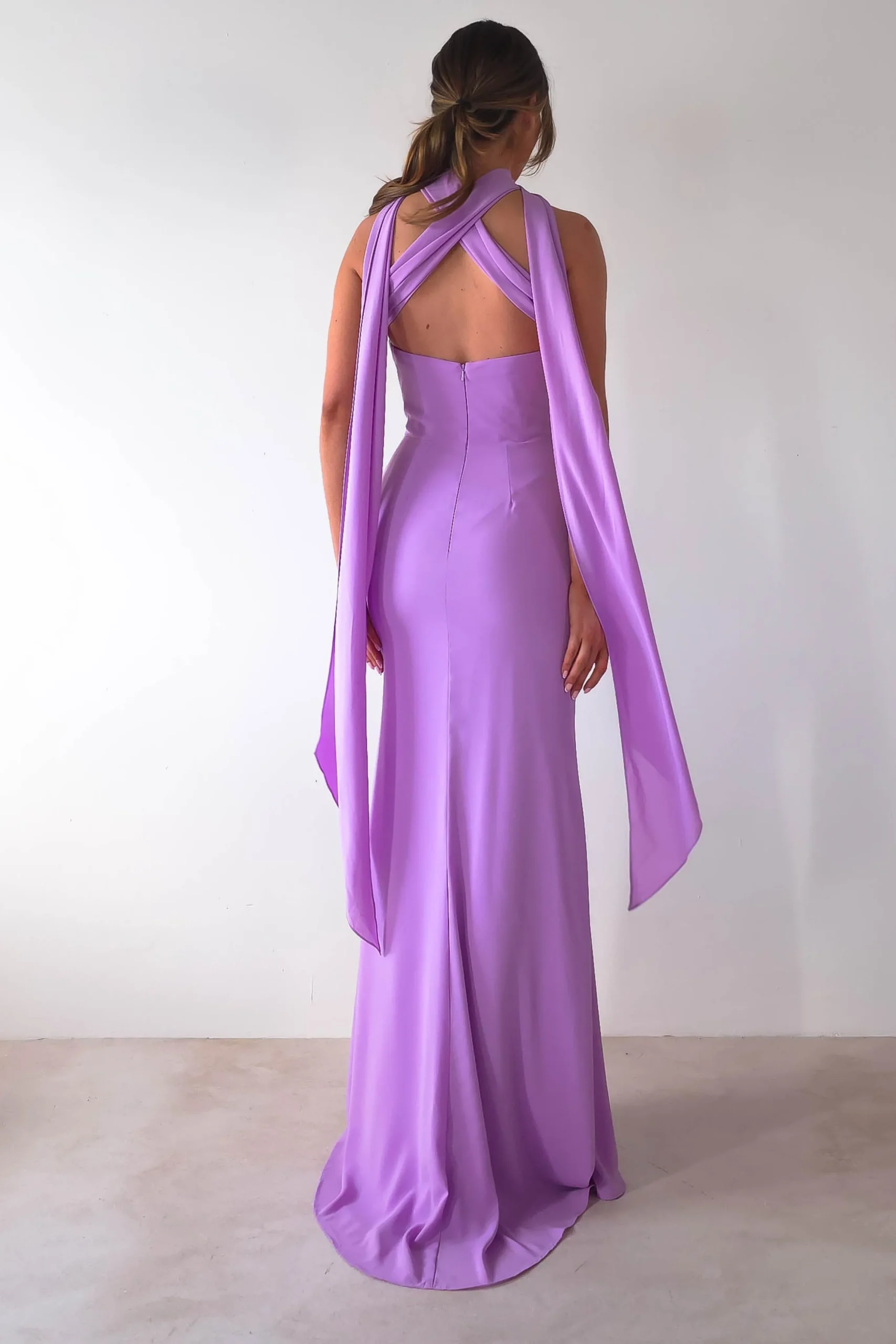 Lisa Multiway Chiffon Gown | Lilac