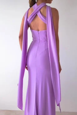 Lisa Multiway Chiffon Gown | Lilac