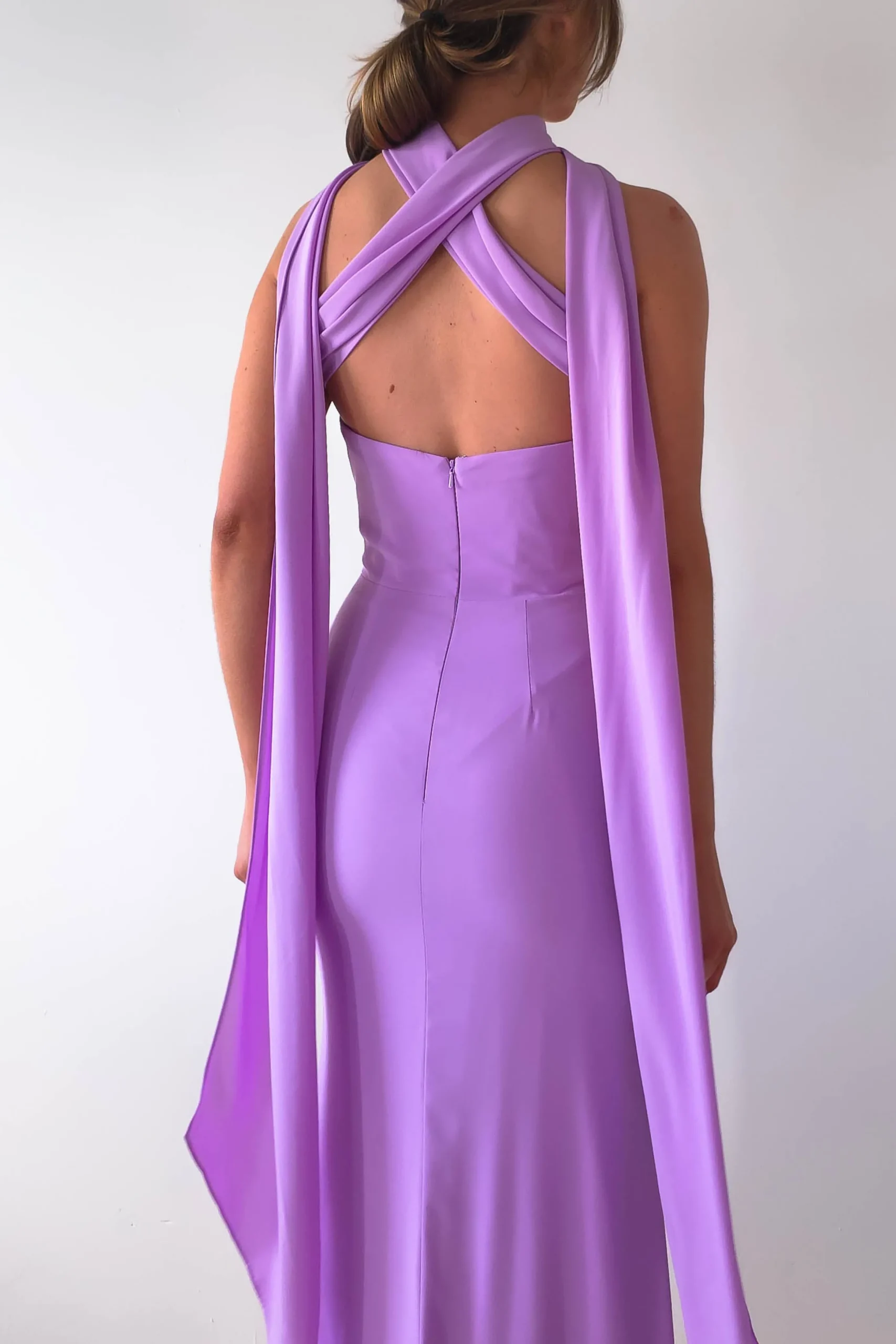 Lisa Multiway Chiffon Gown | Lilac