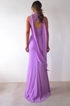 Lisa Multiway Chiffon Gown | Lilac