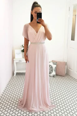 Lydia Maxi Dress Pink Glitter