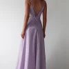 Marlene Glitter Gown | Lavendar