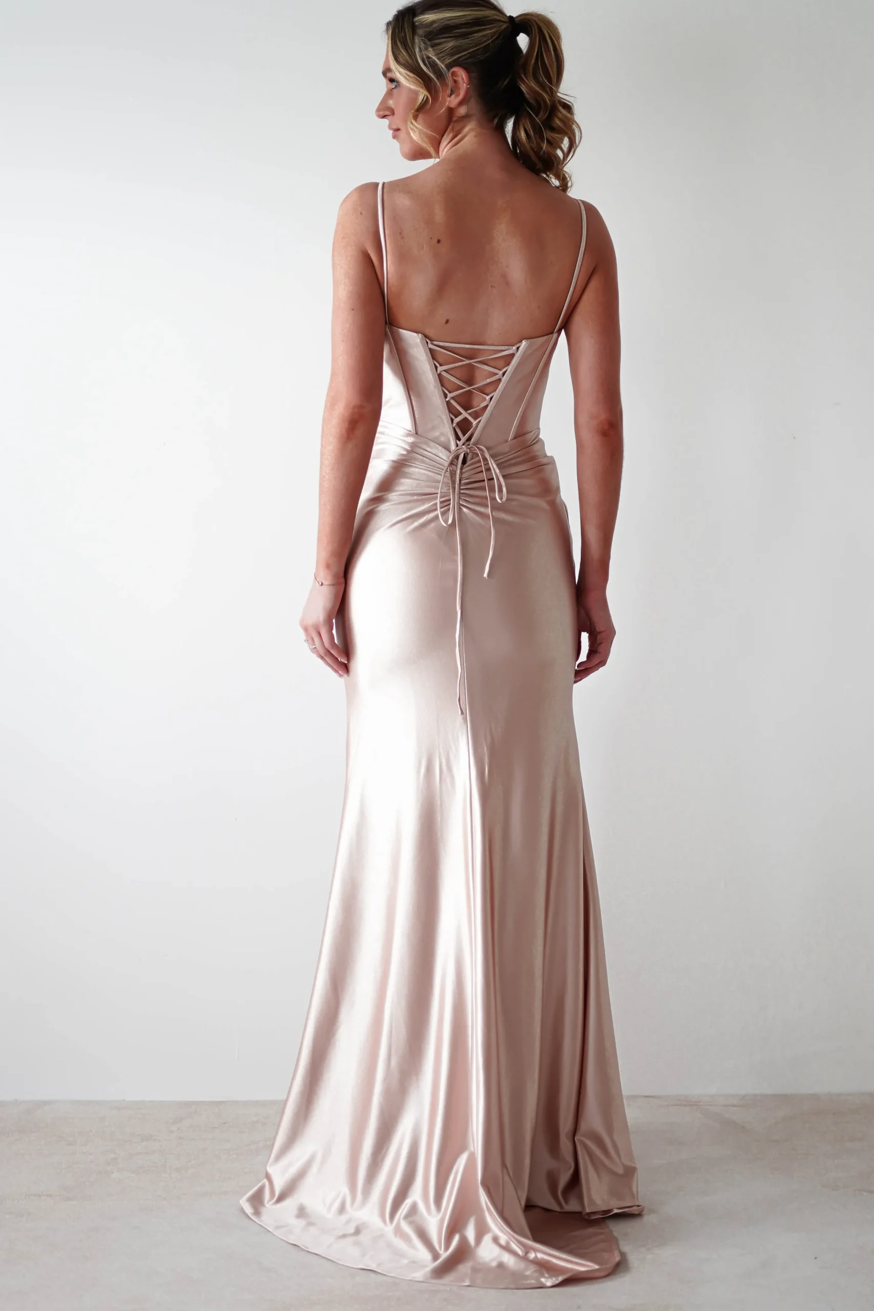 Meaghan Bodycon Gown | Champagne