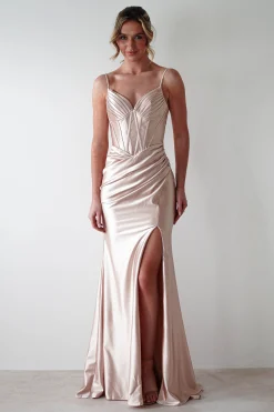 Meaghan Bodycon Gown | Champagne