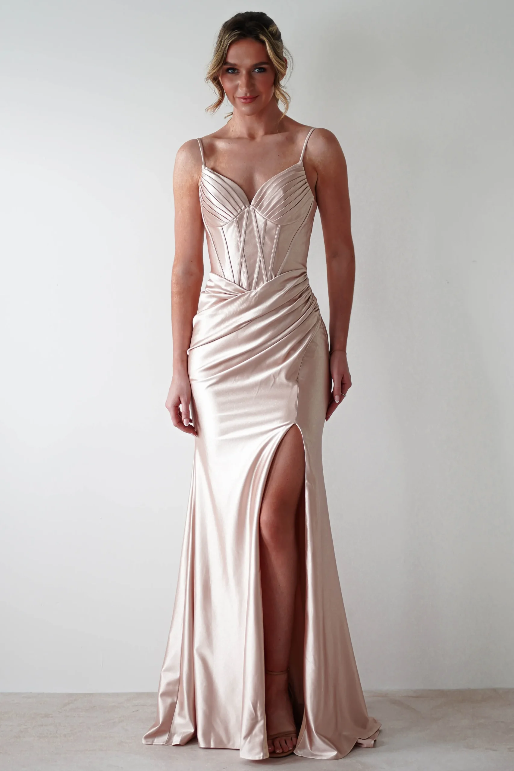 Meaghan Bodycon Gown | Champagne