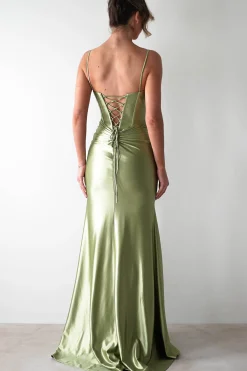 Meaghan Bodycon Gown | Lime Green
