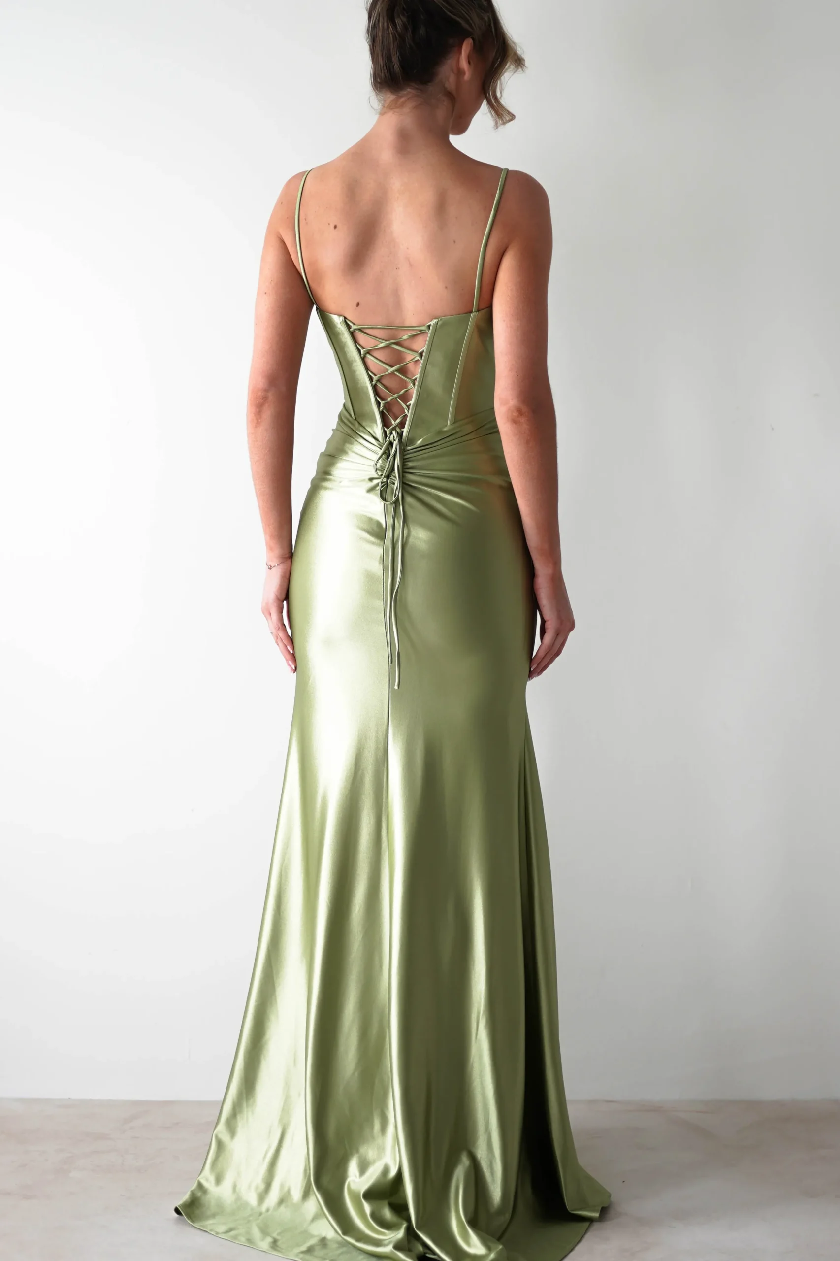 Meaghan Bodycon Gown | Lime Green