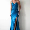 Meaghan Bodycon Gown | Turquoise