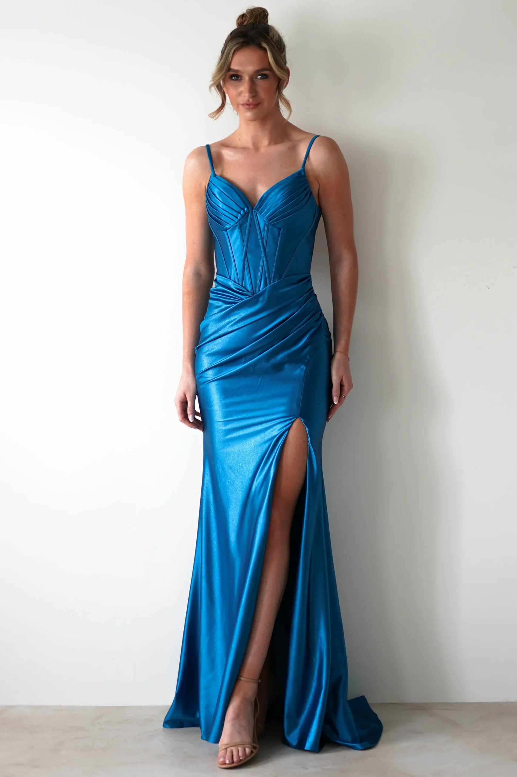 Meaghan Bodycon Gown | Turquoise