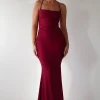 Monette Bodycon Maxi Gown | Burgundy