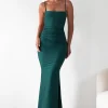 Monette Bodycon Maxi Gown | Emerald Green
