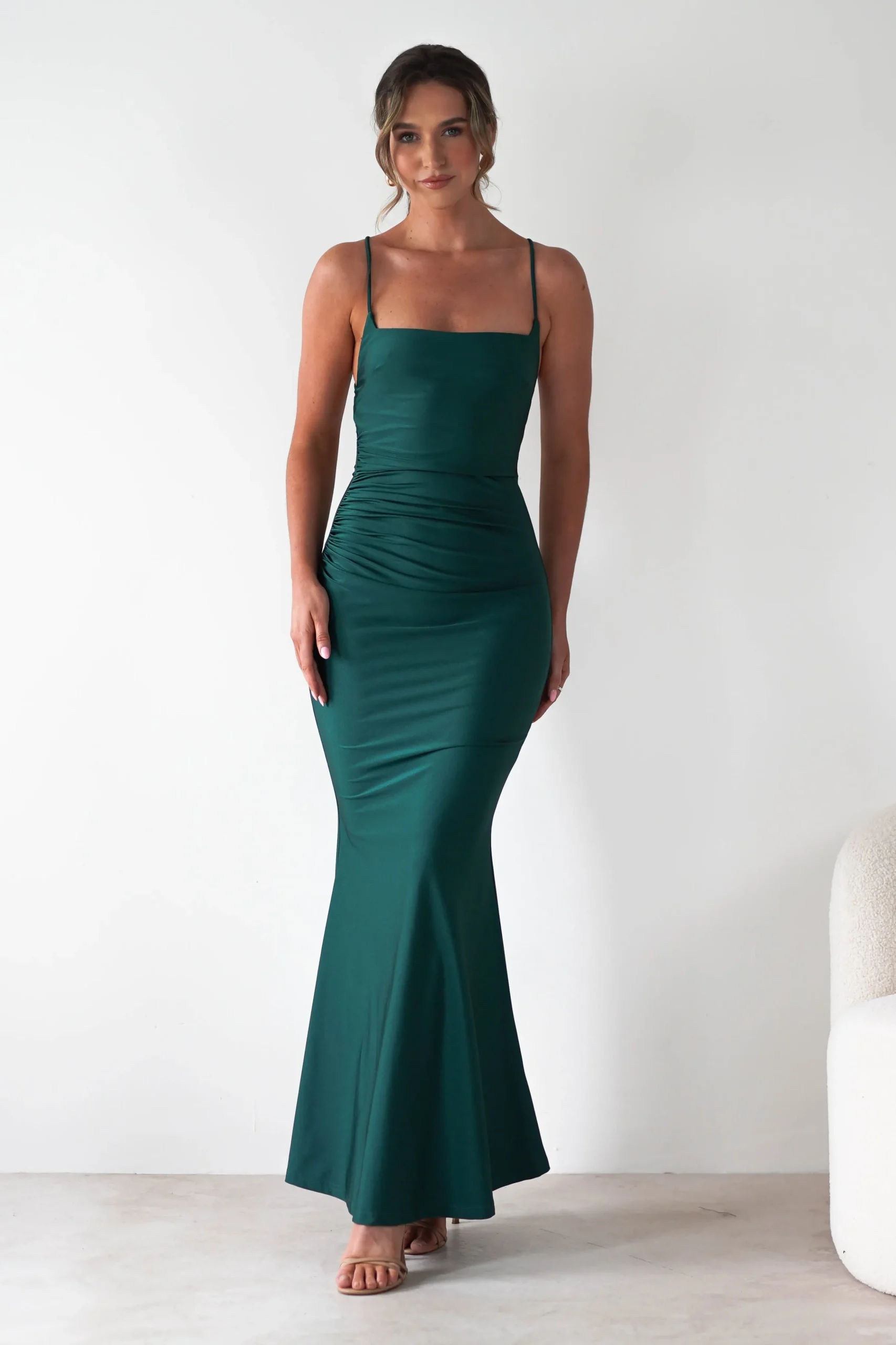 Monette Bodycon Maxi Gown | Emerald Green
