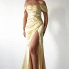 Monica Off The Shoulder Gown | Yellow