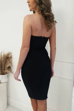 Radio City Bandage Dress | Black