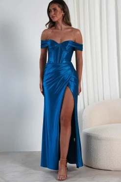 Serena Off The Shoulder Gown | Peacock