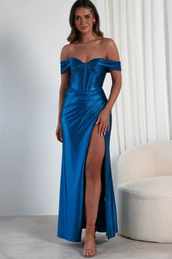 Serena Off The Shoulder Gown | Peacock