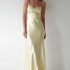 Sophia Soft Lace Maxi Dress | Yellow