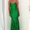Sorcha Sequin Mermaid Gown | Green