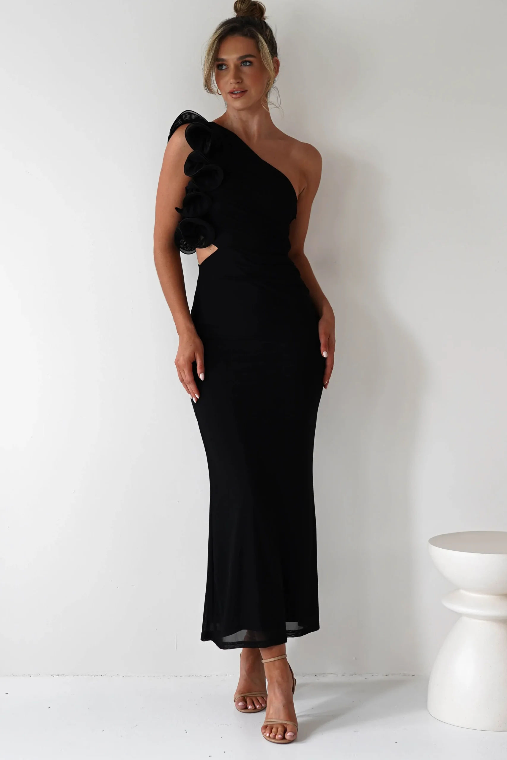 Sydney Bodycon Maxi Dress | Black