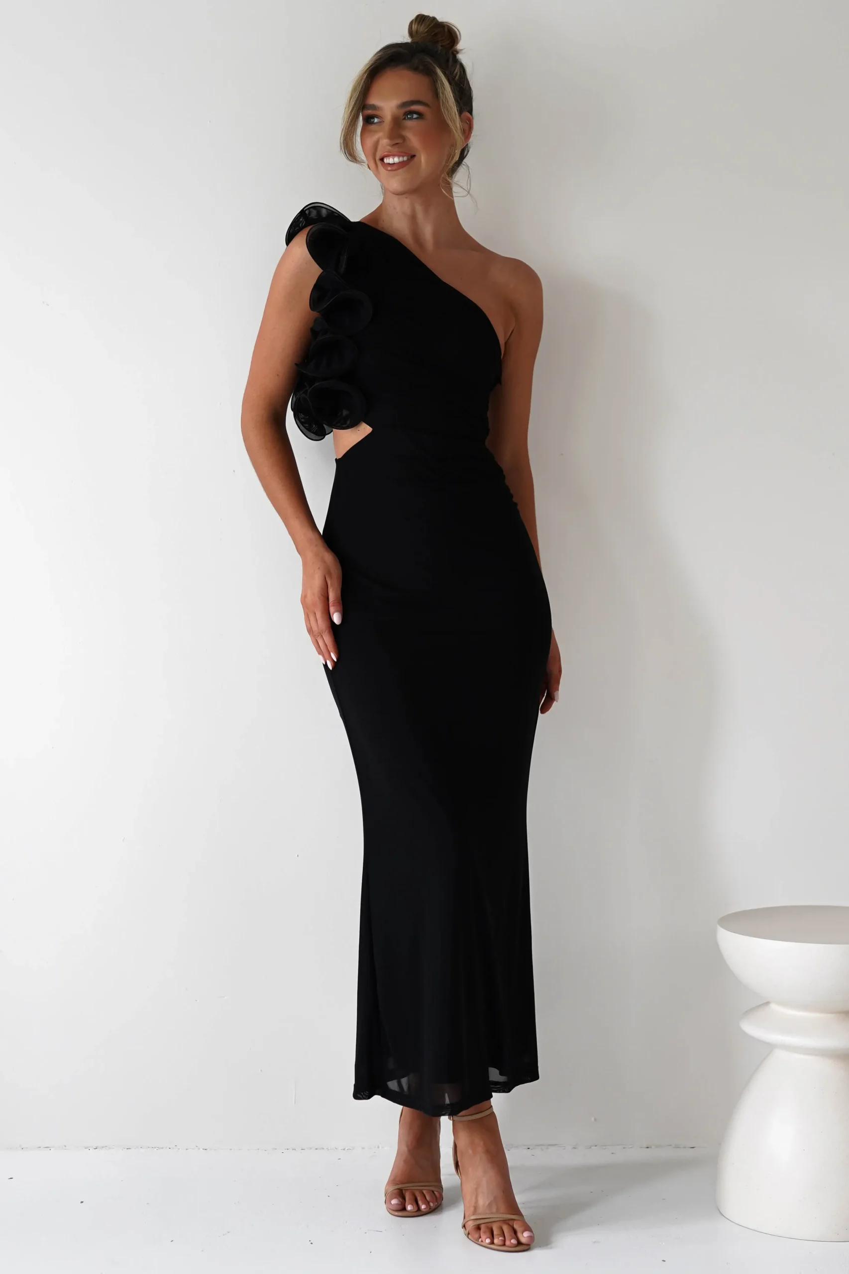 Sydney Bodycon Maxi Dress | Black