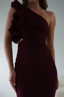 Sydney Bodycon Maxi Dress | Wine