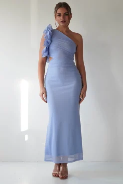 Sydney Bodycon Maxi Dress | Blue