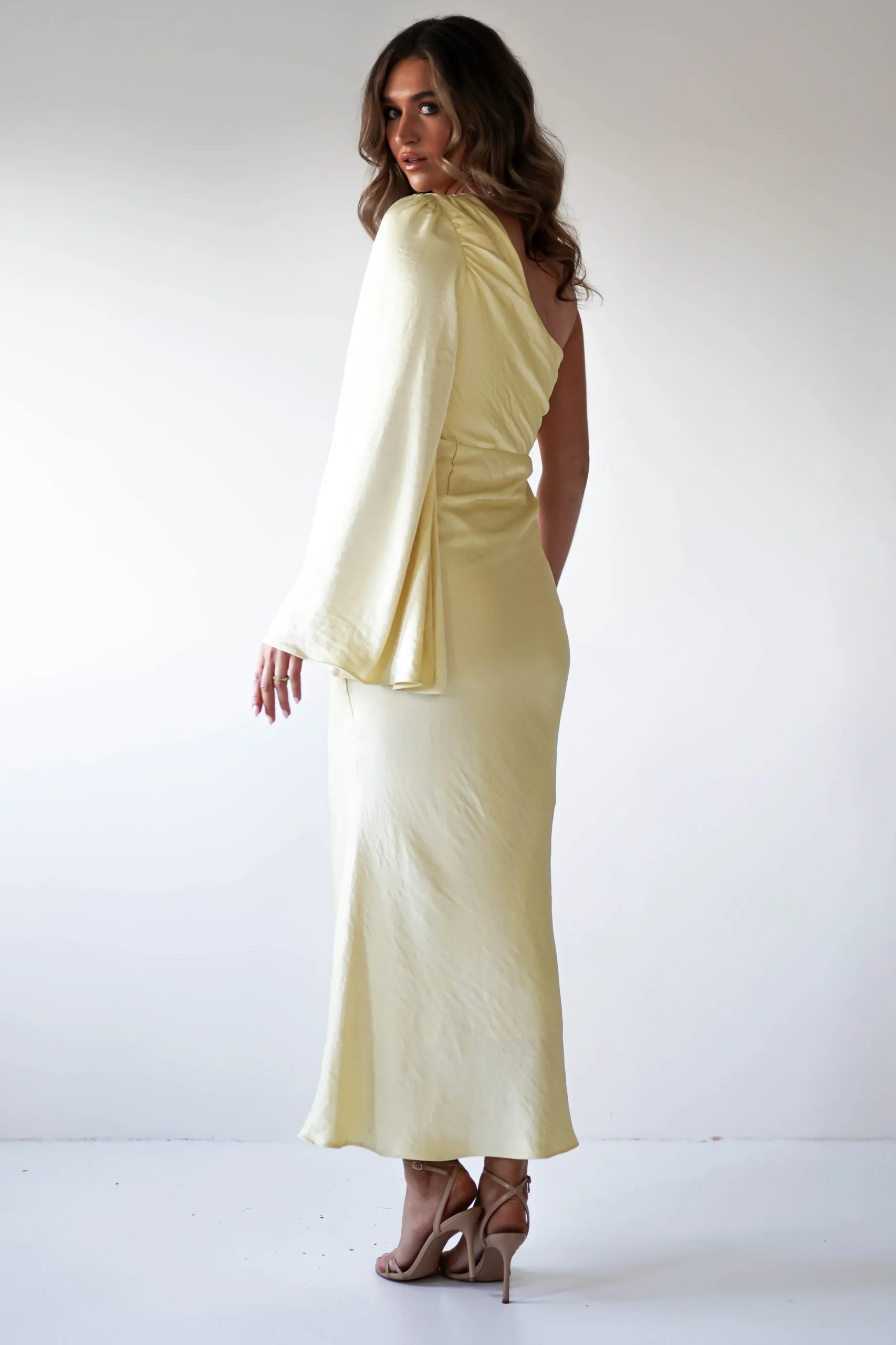 Sylvana Silky Maxi Dress | Yellow
